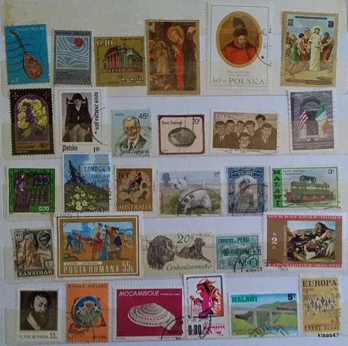 World Mix - Mixed Lot of 29 Used stamps