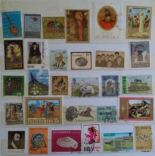 World Mix - Mixed Lot of 29 Used stamps