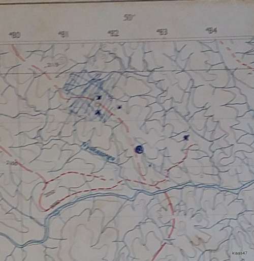 Surveyor General, Rhodesia 1970`s Topographic Map Scale 1:50,000 Of Vumaninga 1732B2 RESTRICTED