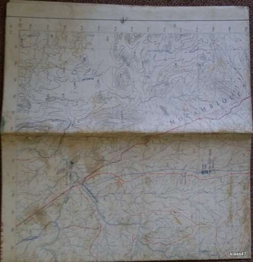Surveyor General, Rhodesia 1970`s Topographic Map Scale 1:50,000 Of Vumaninga 1732B2 RESTRICTED