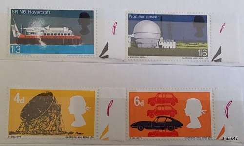 GB - 1966 - British Technology - Set of 4 Unused stamps