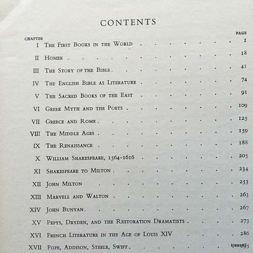 The Outline of Literature - Edited: John Drinkwater - Revised: Horace Shipp - Hardcover 1953