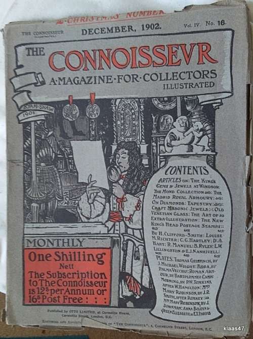 The Connoisseur, a Magazine for Collectors Illustrated, Vol. IV No. 16, December, 1902 (Page missing