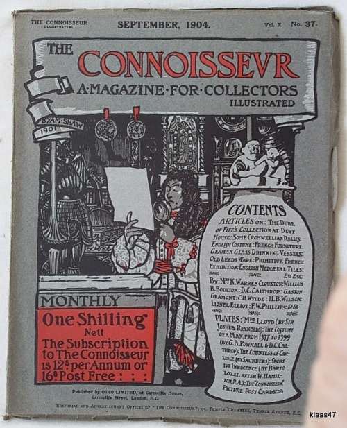 The Connoisseur, a Magazine for Collectors Illustrated, Vol. X No. 37, September, 1904