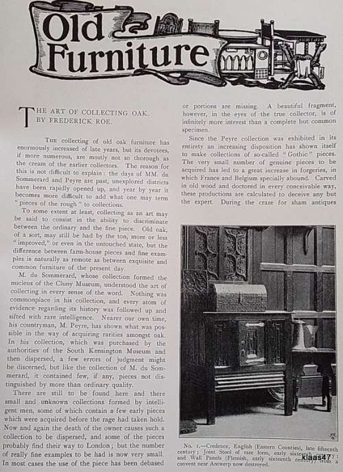 The Connoisseur, a Magazine for Collectors Illustrated, Vol. I No. 1, September, 1901 (2nd Edition)