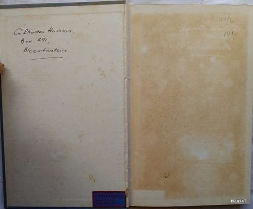They Were South Africans - John Bond - Hardcover  1956