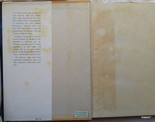 Where Mystery Dwells - B J F  Laubscher - Hardcover 1963