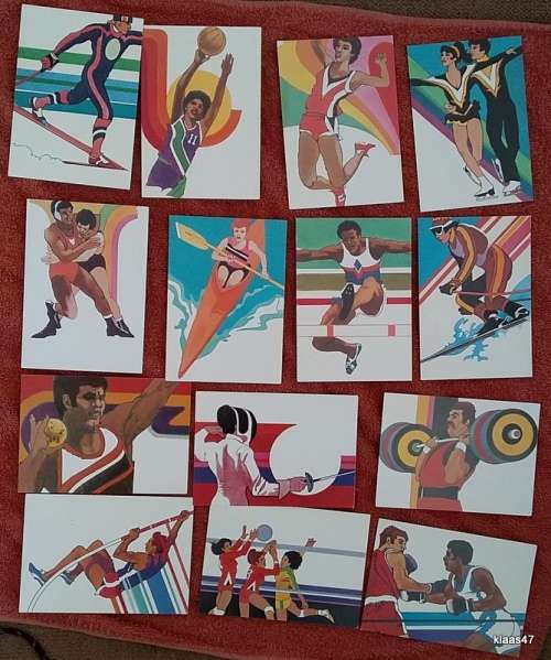 USA - 30 JUL 84 - Olympic Sports - 14 Maximum cards
