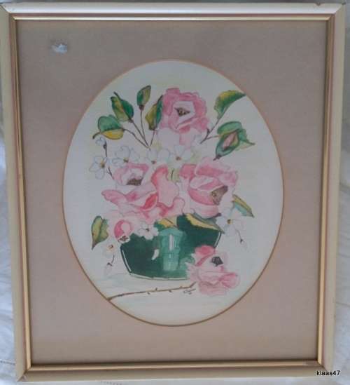 Roses - A. Jansen 89 - Framed
