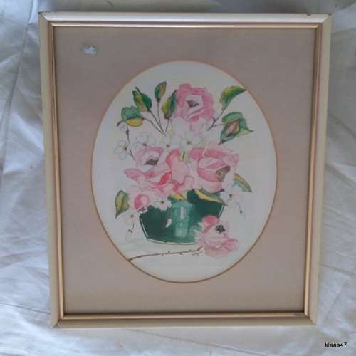 Roses - A. Jansen 89 - Framed