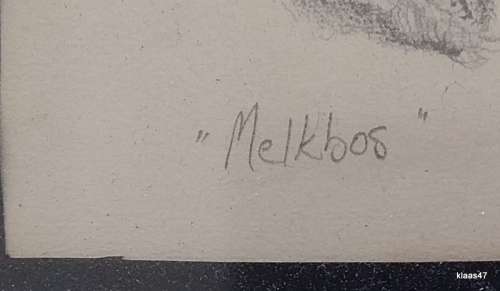 Drawing - Melkbos - Regine `89 - Framed