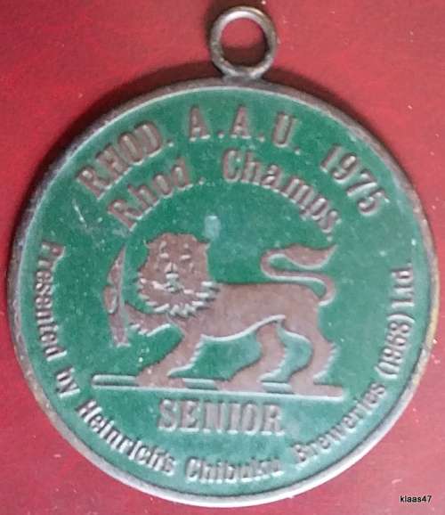 Rhodesia A.A.U. 1975 Championship - Senior - Presented by: Heinrich`s Chibuku Breweries (1968) Ltd.