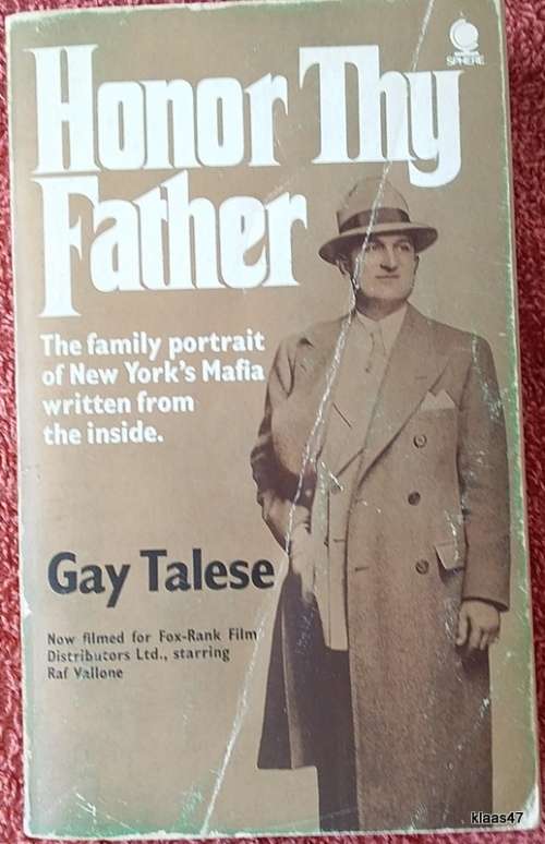 Honor Thy Father - Gay Talese - Paperback