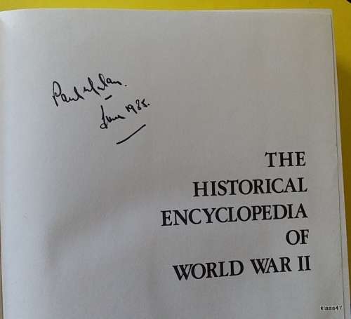 The Historical Encyclopedia of World War II - Macmillan Reference Books - Hardcover