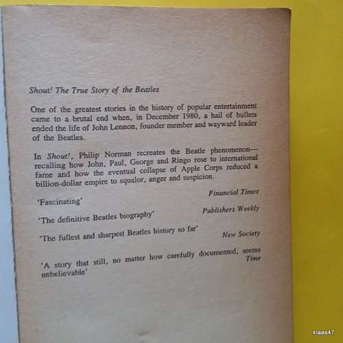 Shout!: The True Story of the Beatles - Philip Norman - Paperback