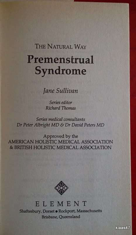 PMS: The Natural Way - Jane Sullivan - Paperback