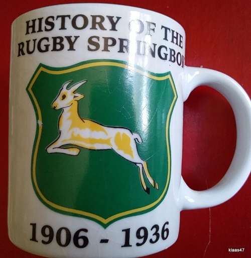 History of the Rugby Springbok 1906-1936 Limited Edition Mug
