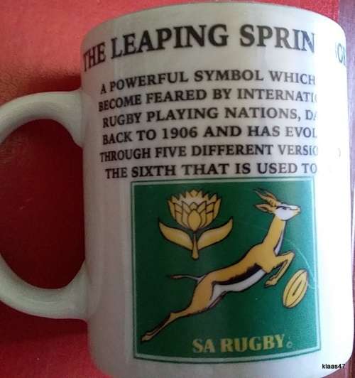 History of the Rugby Springbok 1906-1936 Limited Edition Mug