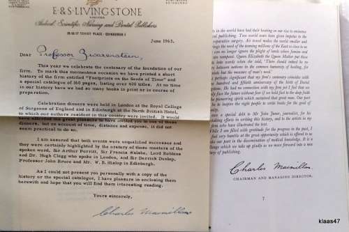 Footprints on the Sands of Time (1863-1963) The Story of the House Of Livingstone - Hardcover
