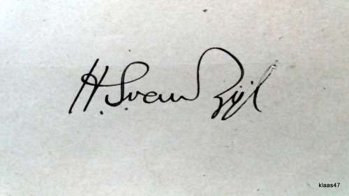 Helpmekaar Gedenkboek - 1918 - Signed (Adv) H.S van Zijl (Voorsitter, Kaapstad)
