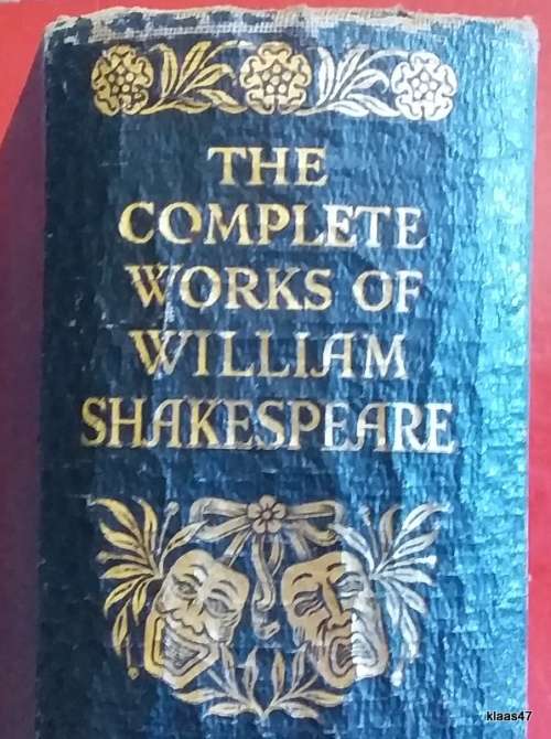 The Complete Works of William Shakespeare - Oldhams Press - Hardcover (Inscription dated 1951)