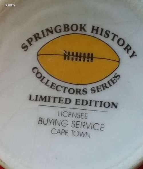 History of the Rugby Springbok 1996 Limited Edition Mug