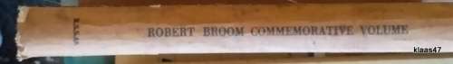 Specia Publication of the Royal Society of South Africa - Robert Broom Commemorative Volume - 1948