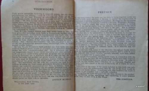 Hymns for Life and Service - With a selection of Dutch Hymns - Compiled: Frank Huskisson (Words only