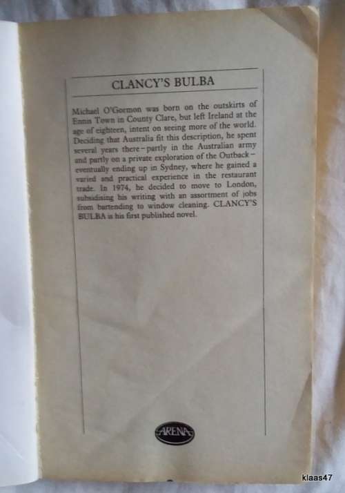 Clancy`s Bulba - Michael O`Gormon - Paperback