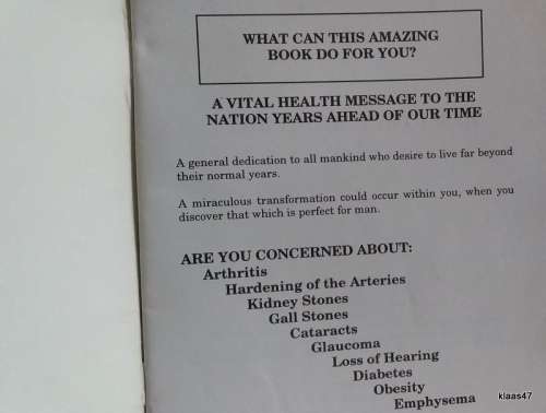 The Choice is Clear - Dr Allen E Banik - Booklet (48 pages) (Water, Your Liquid Lifeline to Health)