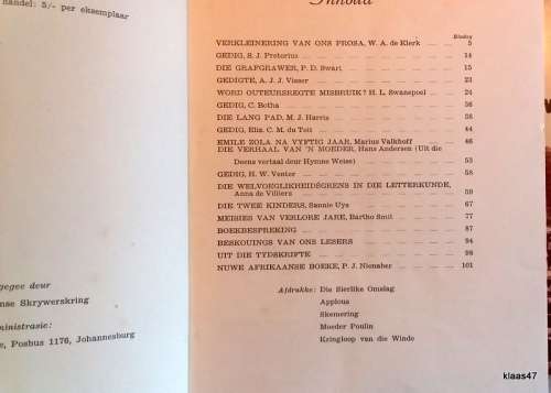 Tydskrif vir Letterkunde - Jaargang 2 Nommer 4 - Johannesburg 1952 (Redakteur: CM van den Heever)