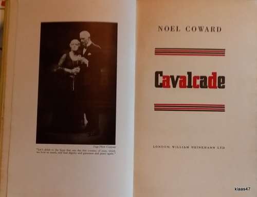 Cavalcade - Noel Coward - Hardcover
