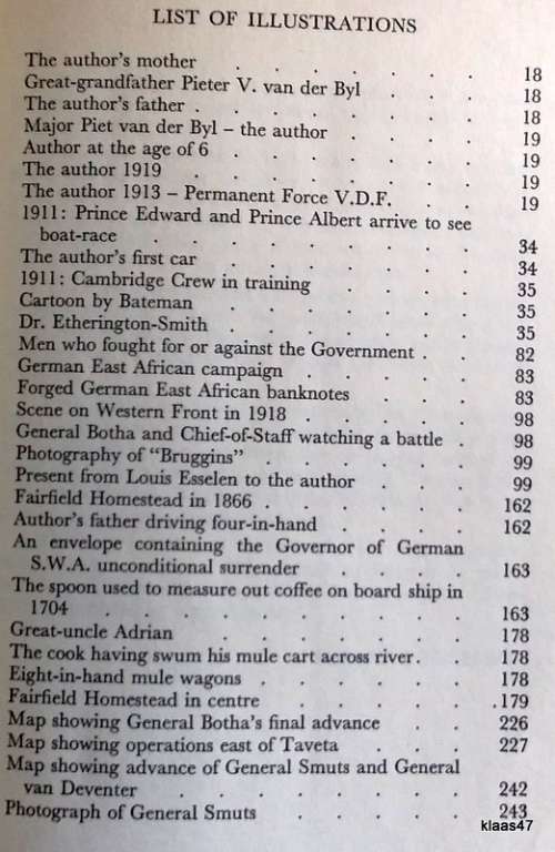 From Playgrounds to Battlefields - Piet van der Byl - Hardcover - 1971 Numbered Copy 1191