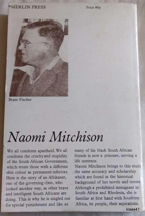 A Life for Africa: The Story of Bram Fischer - Naomi Mitchison - Paperback