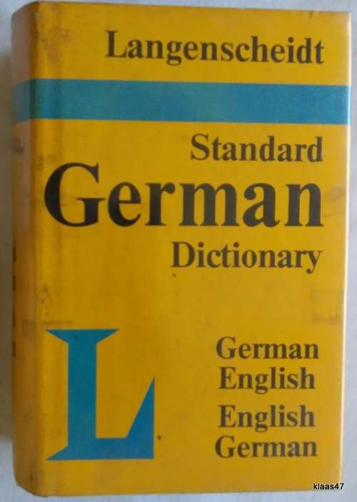 Langenscheidt Standard German Dictionary - Hardcover - 6th Edition
