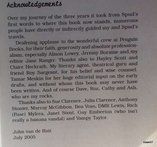 Spud - John van de Ruis - Paperback