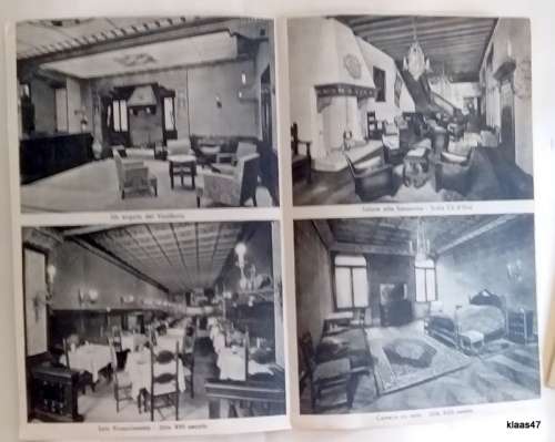 Gr Hotel International Venice - Vintage Hotel Leaflet with map inside.