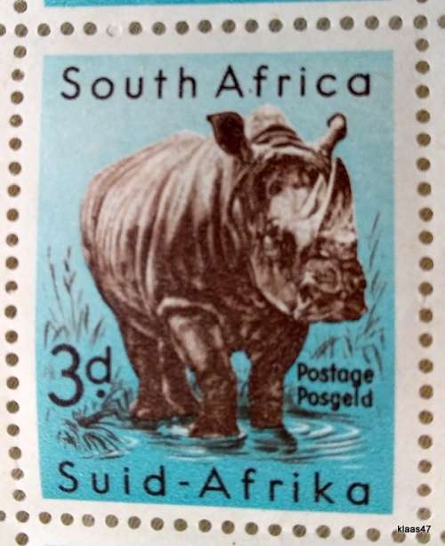 Union of South Africa 1959 4th Definitive Animals 3d Sheet of 120 Stamps