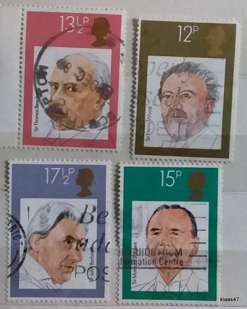 GB - 1980 - British Conductors - Set of 4 Used