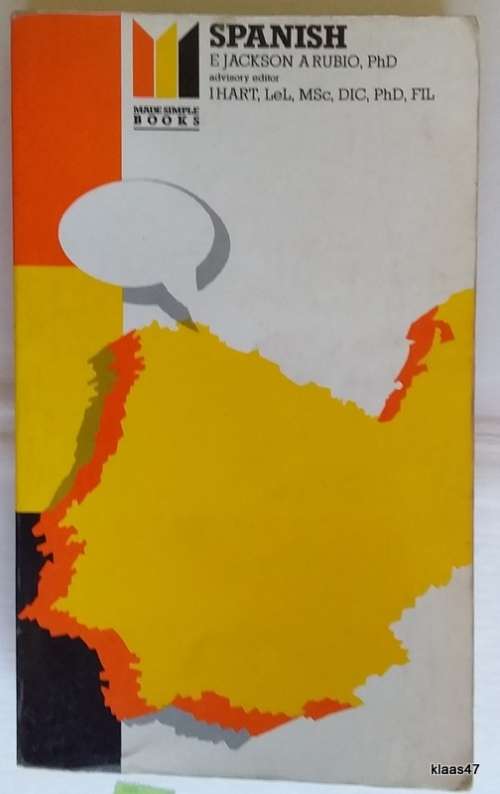 Spanish - E Jackson an A Rubio - Paperback