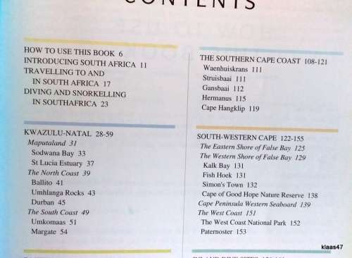 Dive Guide - South Africa - Anton Koornhof - Paperback (Over 180 Top Dive and Snorkel Sites) 3rd Ed