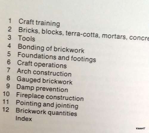 Brickwork for Appretices - J C Hodge - Paperback (Third Edition Metric Units)