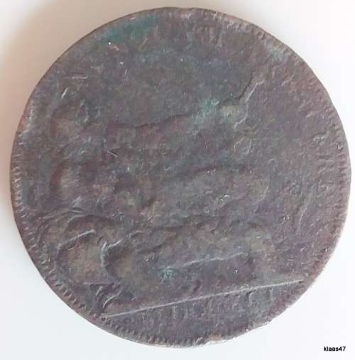 GB - Conder token - 1791 - ½ Penny Lanarkshire - Glasgow / G. Shearer MDCCXCI Copper