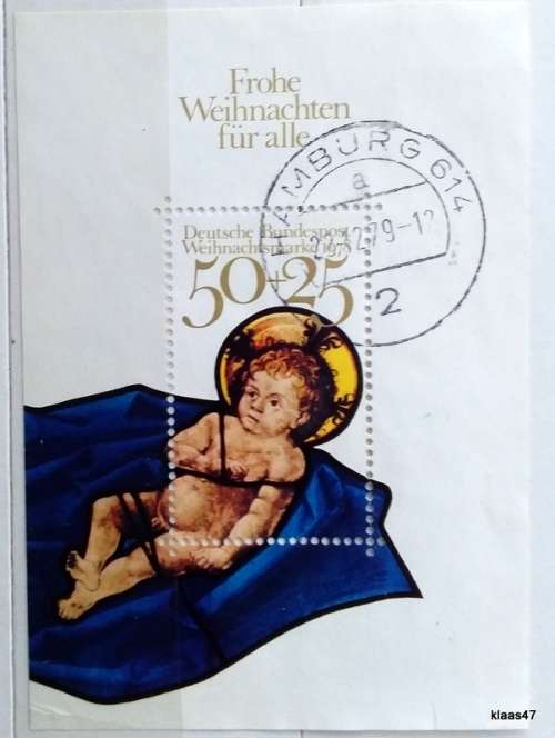 Germany - 1978 - Frohe Weihnachten Für Alle - Christmas Miniature Sheet - Cancelled