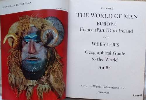 The World of Man - Vol 2 - Europe (France Part 2 to Ireland) Creative World Publications 1969