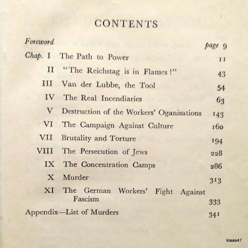 The Brown Book of The Hitler Terror and the Burning of the Reichstag - 1933 - Foreword: Lord Marley