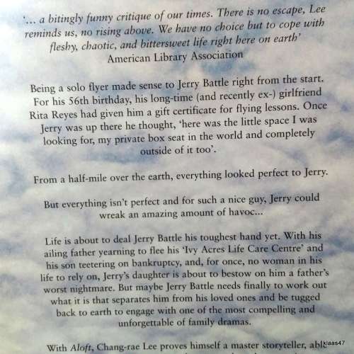 Aloft - Chang-Rae Lee - Paperback