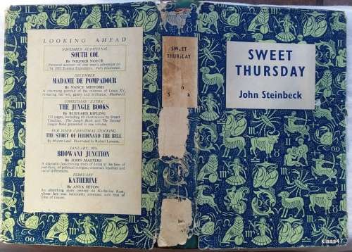 Sweet Thursday - John Steinbeck - Hardcover 1955