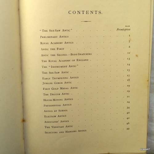 Royal Academy Antics - Harry Furniss - Hardcover 1890