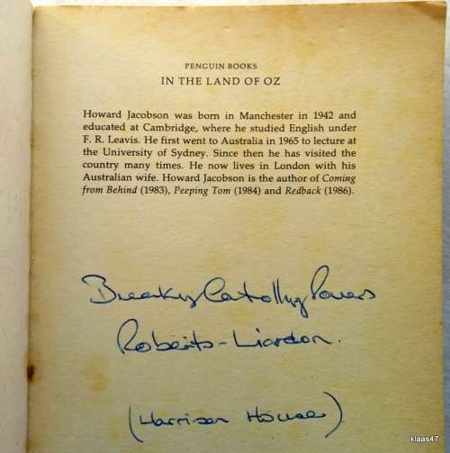 In the Land of Oz - Howard Jacobson - Paperback